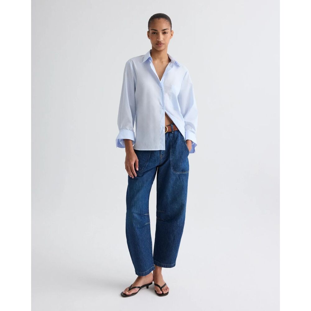 TWP Jetties Beach Pant in Linen Cotton Denim size 29